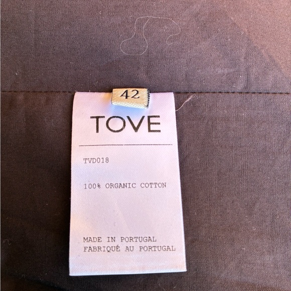 NWT TOVE Ceres Gathered Midi Dress in Brown
Size X-Large (FR 42/UK 14) - Picture 12 of 15